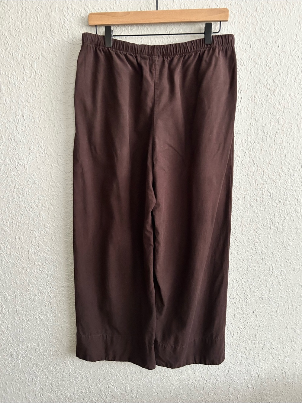 Gap Linen Blend Wide-Leg Easy Pant in Brown - Picture 3 of 7